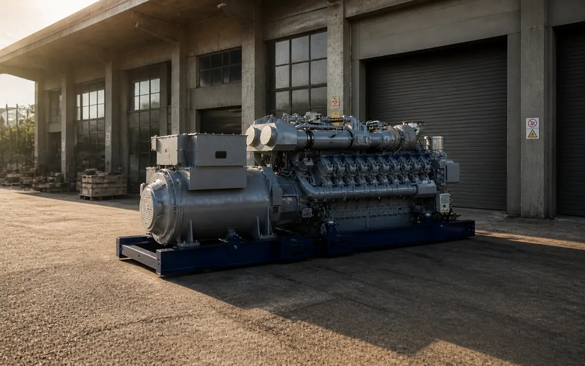 Поставка газопоршневой установки MTU 20V4000 L64 FNER: международная логистика и таможенное сопровождение импорта